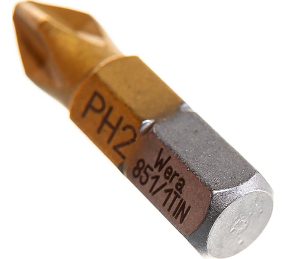Бита TiN PH2, 25 мм WERA WE-480172
