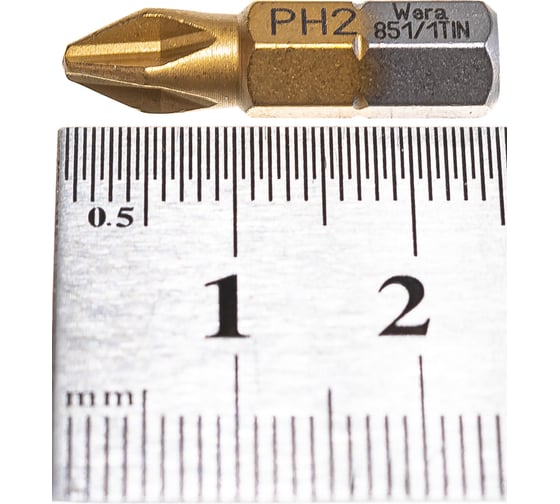 Бита TiN PH2, 25 мм WERA WE-480172