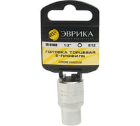 Головка торцевая TORX (Е12; 40 мм; 1/2") с держателем ЭВРИКА ER-91603H