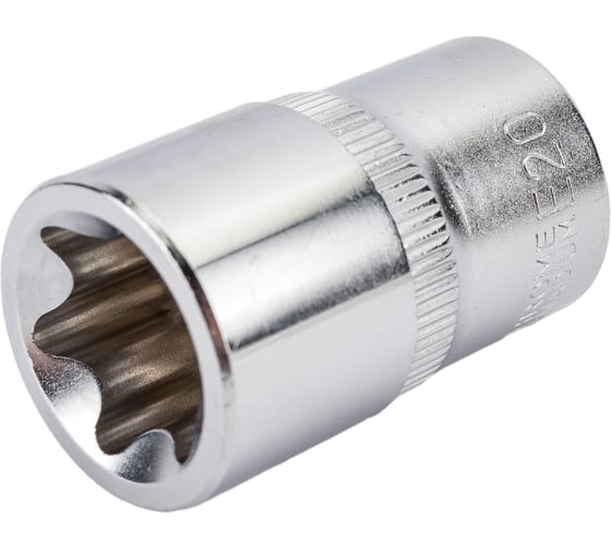 Головка торцевая TORX (Е20; 40 мм; 1/2") ЭВРИКА ER-91607