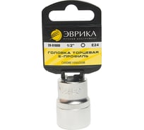 Головка торцевая TORX (Е24; 40 мм; 1/2") с держателем ЭВРИКА ER-91609H