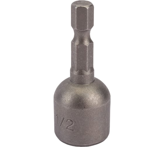 Головка-вставка магнитная 6-гранная (1/2"; 45 мм; 1/4") для шуруповерта ЭВРИКА ER-90508