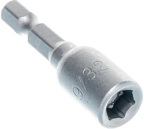 Головка-вставка магнитная Эврика 7мм 9/32 6-гранная для шуруповерта L=45мм ER-90502 990389