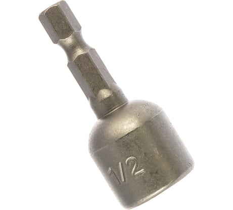 Головка-вставка магнитная Эврика 13мм 1/2 6-гранная для шуруповерта L=45мм ER-90508C 990402