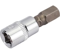 Насадка 6-гранная (1/4"; 8 мм) с держателем ЭВРИКА ER-93506H