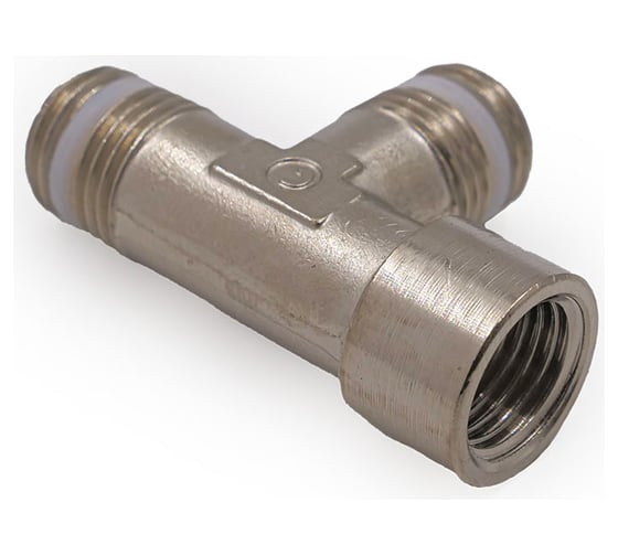 Фитинг тройник с фторопластовым кольцом Camozzi S2050 1/2-1/2