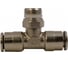 Тройник цанговый поворотный Camozzi S6430 14-1/2 1