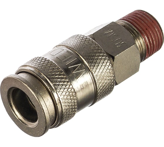 Соединение пневматическое быстроразъёмное 3/8"M WIEDERKRAFT WDK-830SMA 1
