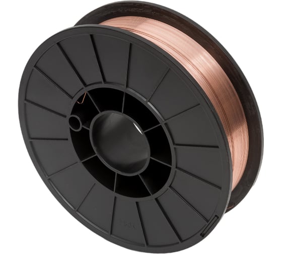Омедненная проволока ER-70S-6 (CB-08Г2С; 0.6 мм; 5 кг) Gigant GCH-080605
