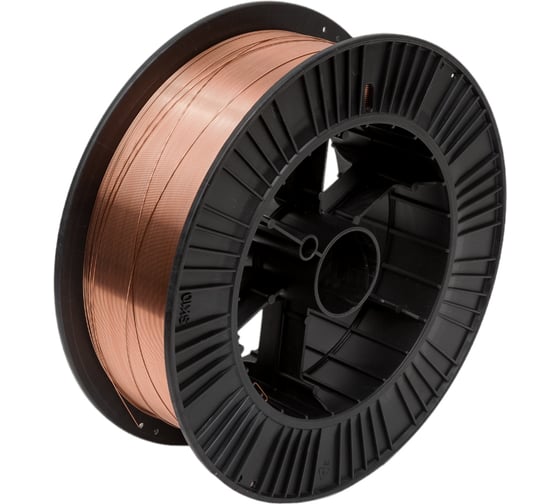 Омедненная проволока ER-70S-6 (СВ-08Г2С-О; 0.8 мм; 15 кг) Gigant GCH-080815