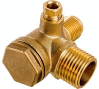 Обратный клапан для компрессора резьба наружная M1/2"хM3/8" Pegas pneumatic 4301Н