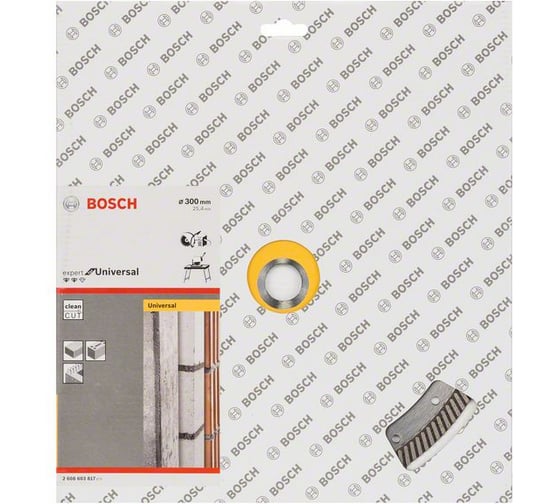 Алмазный диск Expert for Universal Turbo (300х25.4 мм) Bosch 2608603817