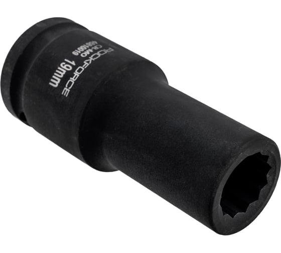 Головка торцевая ударная глубокая 12-гранная (19 мм; 3/4DR) ROCKFORCE RF-46810019(29391)