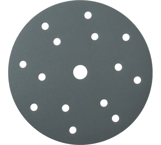 Диск шлифовальный на пленочной основе 235 Grey Zirconia 15 отв., 150 мм, P2000, 5 шт SANDWOX 235.150.2000.15.5 1