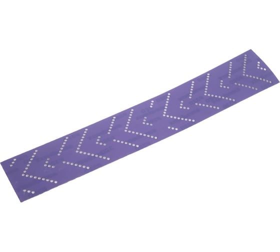 Полоски шлифовальные на пленочной основе 328 Purple Zirconia Multi Holes 70x400 мм, P320, 5 шт SANDWOX 328.70.40.320.LC.5 1