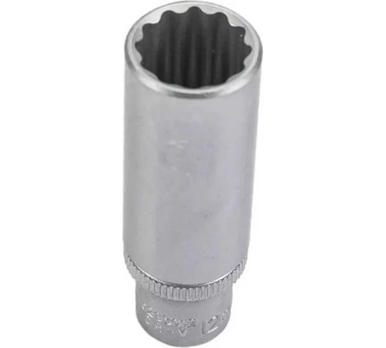Головка торцевая 12-гранная глубокая (12 мм; L=50 мм; 1/4DR) ROCKFORCE RF-5295012(671)