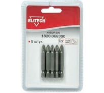 Набор бит 1820.068300 Elitech 189233