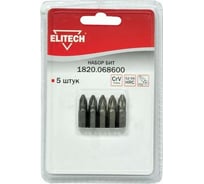 Набор бит Elitech 1820.068600 189236
