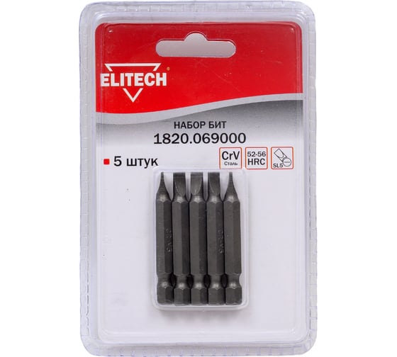 Набор бит Elitech 1820.069000 189240 1