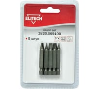 Набор бит Elitech 1820.069100 189241
