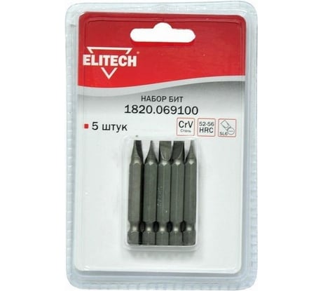 Набор бит Elitech 1820.069100 189241