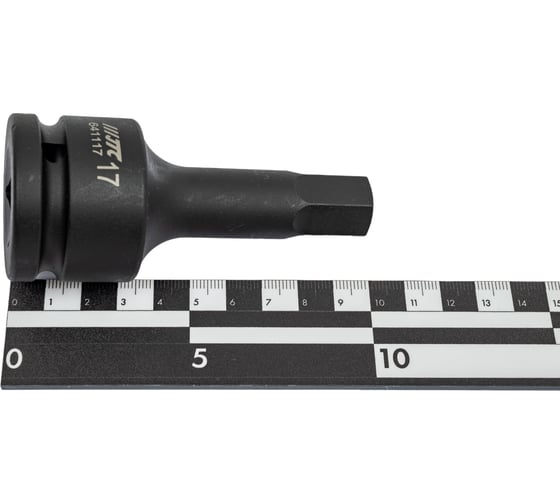Головка торцевая ударная HEX (3/4"; H17; 100 мм) JTC JTC-641117