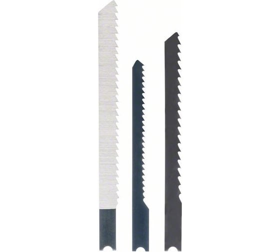 Набор пилок для лобзика ECO (UE11C/UE19BO/UE101B; 3 шт.) Bosch 2609256786 1