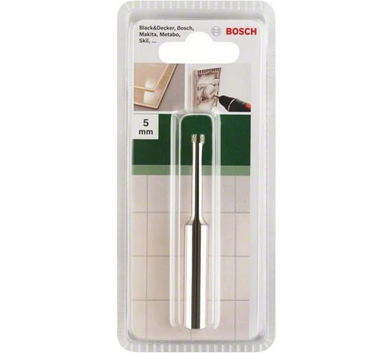 Алмазное сверло Ceramic 5 мм Bosch 2609256C96