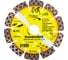 Диск алмазный BumbleBee 1A1RSS/XTW D129-2.4T-10+2W--22.23H Elsilber EL-RY0301B 1