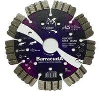 Диск алмазный BarracudA 1A1RSS/W D125-2.2T-12W-10S-22.23H Elsilber EL-RY0301Bs