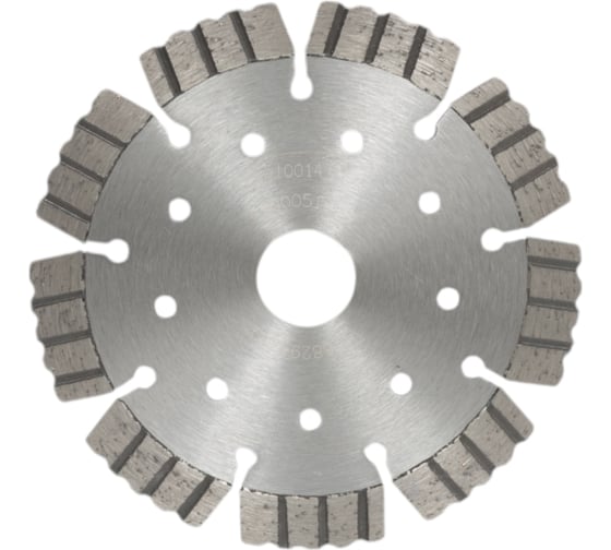Диск алмазный BarracudA 1A1RSS/W D125-2.2T-12W-10S-22.23H Elsilber EL-RY0301Bs