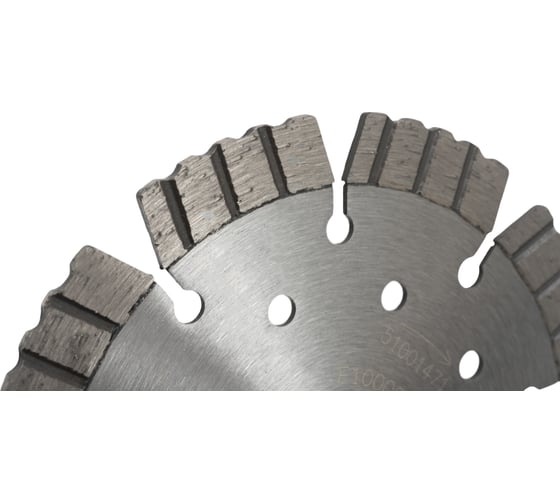 Диск алмазный BarracudA 1A1RSS/W D125-2.2T-12W-10S-22.23H Elsilber EL-RY0301Bs