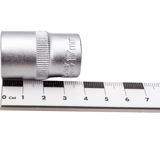 Головка торцевая 6-гранная (17 мм; 1/2DR; L 38 мм) ROCKFORCE RF-54517(11671)