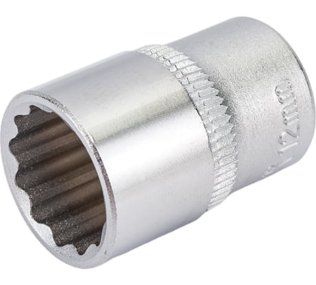 Головка торцевая 12-гранная (12 мм; L=25 мм; 1/4DR) ROCKFORCE RF-52912(754)