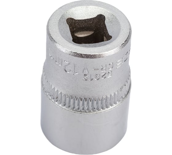 Головка торцевая 12-гранная (12 мм; L=25 мм; 1/4DR) ROCKFORCE RF-52912(754)