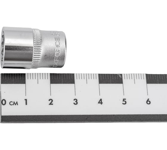 Головка торцевая 12-гранная (12 мм; L=25 мм; 1/4DR) ROCKFORCE RF-52912(754)