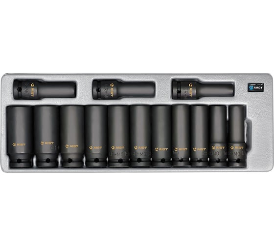 Набор головок глубоких ударных 1/2", 14 предметов AIST 0-450114 00-00016532 1