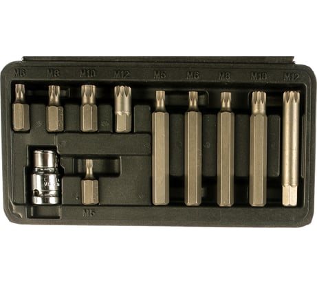 Набор бит 10 мм, Spline 11 шт. АвтоDело 40641 10252