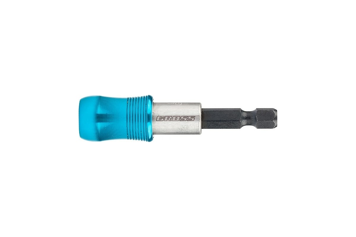 Адаптер для бит с держателем и двойным магнитом,1/4" GROSS 11342 ...