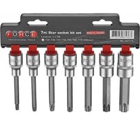 Набор Torx T30-T70 L=100 мм 7 предметов FORCE 40717L