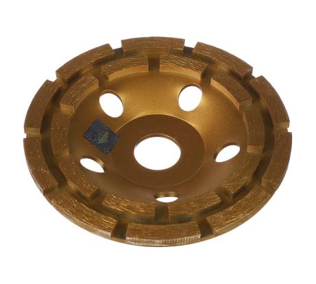 Чаша алмазная двухрядная сегментированная (125х22.2 мм) vertextools 0505-04-125-14