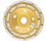 Чаша алмазная двухрядная сегментированная (125х22.2 мм) vertextools 0505-04-125-14 1