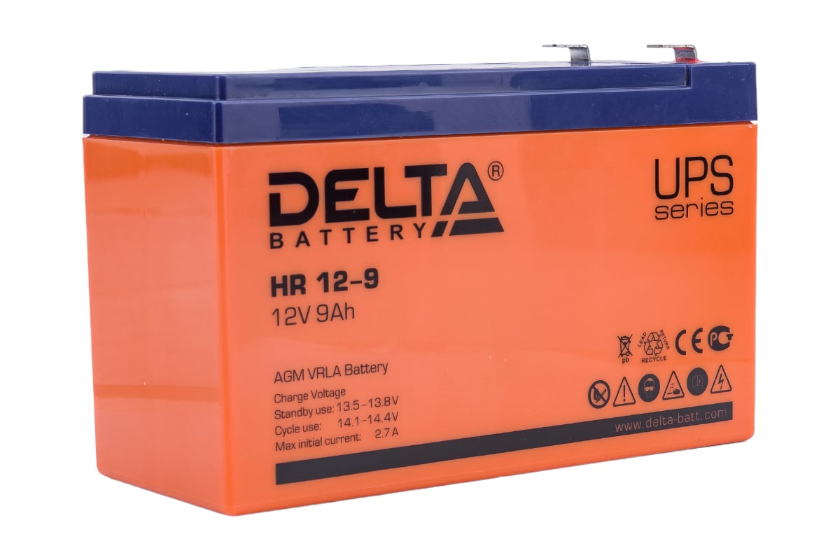 Батарея аккумуляторная Delta HR 12-9 - выгодная цена, отзывы ...