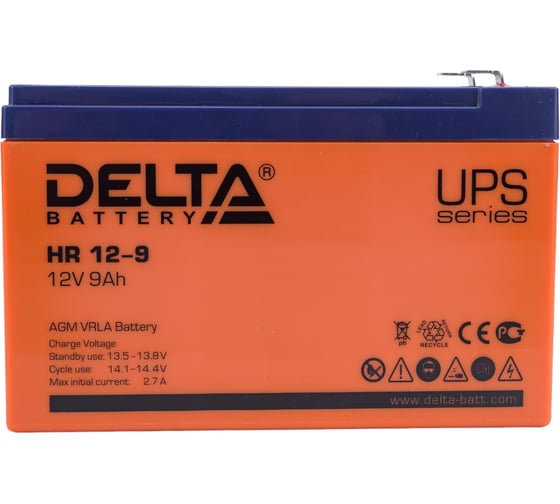 Батарея аккумуляторная Delta HR 12-9