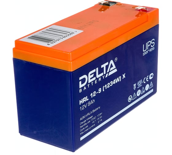 Батарея аккумуляторная Delta HRL 12-9  (1234W) X