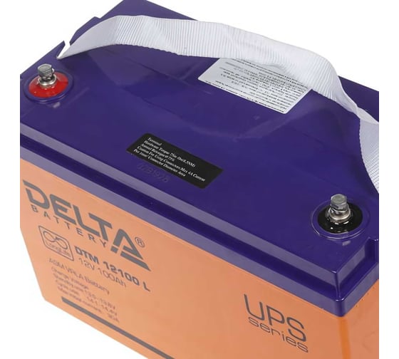 Батарея аккумуляторная Delta DTM 12100 L (12 В/100Ah)