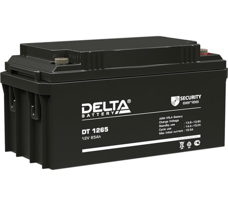Батарея аккумуляторная Delta DT 1265