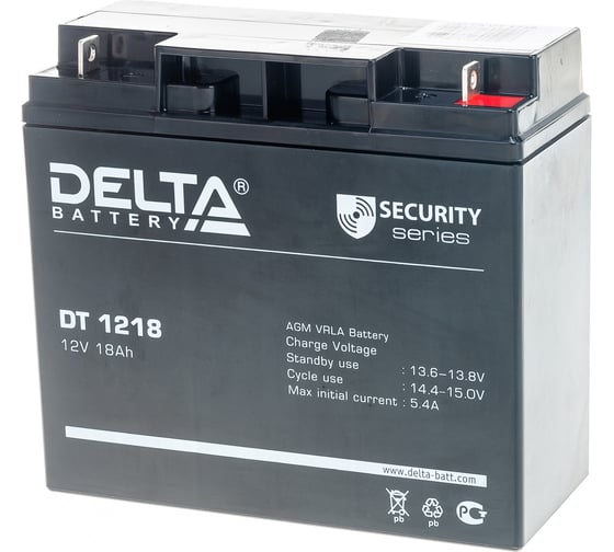 Аккумулятор delta dt 1218