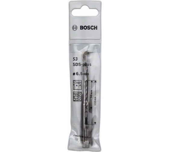 Бур по бетону SDS plus-1 (6.5x50x110 мм) Bosch 2608680265