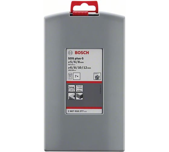 Набор буров SDS plus-5 (5-12 мм; 7 шт.) Bosch 2607018277